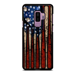 USA FLAG AMERICAN BASEBALL Samsung Galaxy S9 Plus Case Cover