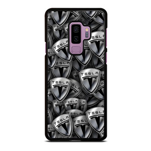 TESLA METAL LOGO COLLAGE Samsung Galaxy S9 Plus Case Cover TESLA METAL LOGO COLLAGE Samsung Galaxy S9 Plus Case Cover