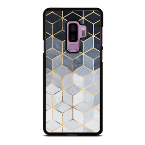 SOFT BLUE GRADIENT CUBES Samsung Galaxy S9 Plus Case Cover SOFT BLUE GRADIENT CUBES Samsung Galaxy S9 Plus Case Cover