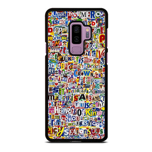 RETRO ALPHABET COLLAGE Samsung Galaxy S9 Plus Case Cover
