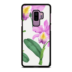 PURPLE ORCHID FLOWER PAINTING Samsung Galaxy S9 Plus Case Cover