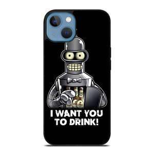 FUTURAMA BENDER QUOTE iPhone 13 Case Cover FUTURAMA BENDER QUOTE iPhone 13 Case Cover