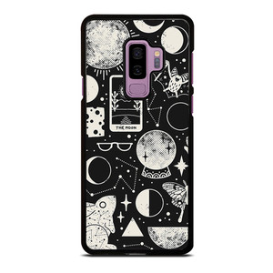LUNAR PATTERN BLACK WHITE Samsung Galaxy S9 Plus Case Cover