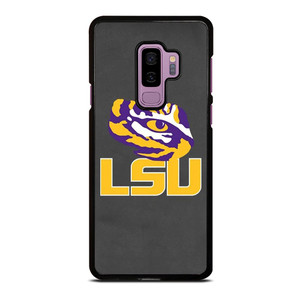 LSU TIGERS LEATHER LOGO Samsung Galaxy S9 Plus Case Cover