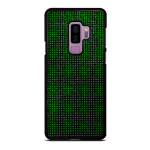 GREEN BINARY CODE PATTERN Samsung Galaxy S9 Plus Case Cover