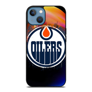 EDMONTON OILERS FIRE LOGO iPhone 13 Case Cover