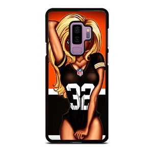 CLEVELAND BROWNS NFL CARTOON GIRL Samsung Galaxy S9 Plus Case Cover CLEVELAND BROWNS NFL CARTOON GIRL Samsung Galaxy S9 Plus Case Cover