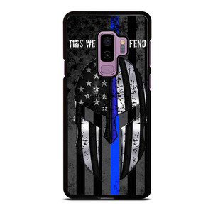 BLUE LINE POLICE WARRIOR Samsung Galaxy S9 Plus Case Cover