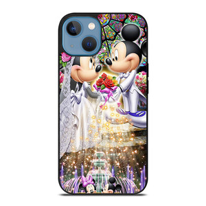 DISNEY MICKEY AND MINI MOUSE Wedding iPhone 13 Case Cover DISNEY MICKEY AND MINI MOUSE Wedding iPhone 13 Case Cover
