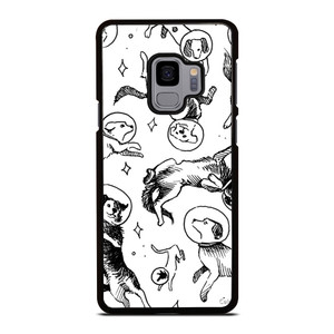 SPACE DOG WHITE PATTERN Samsung Galaxy S9 Case Cover SPACE DOG WHITE PATTERN Samsung Galaxy S9 Case Cover
