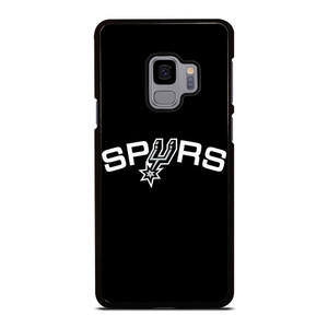 SAN ANTONIO SPURS LOGO BLACK Samsung Galaxy S9 Case Cover
