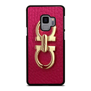 SALVATORE FERRAGAMO LOGO MAGENTA Samsung Galaxy S9 Case Cover