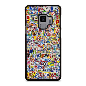 RETRO ALPHABET COLLAGE Samsung Galaxy S9 Case Cover