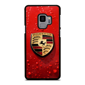 PORSCHE LOGO EMBLEM Samsung Galaxy S9 Case Cover PORSCHE LOGO EMBLEM Samsung Galaxy S9 Case Cover