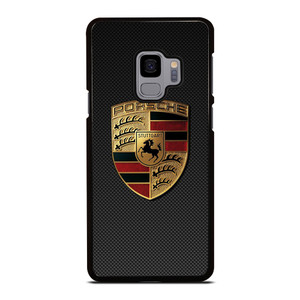 PORSCHE LOGO CARBON Samsung Galaxy S9 Case Cover PORSCHE LOGO CARBON Samsung Galaxy S9 Case Cover