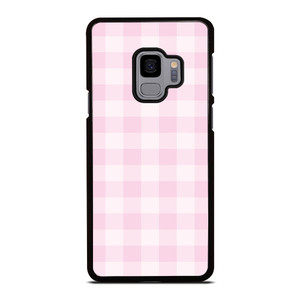 PINK PLAID PATTERN Samsung Galaxy S9 Case Cover
