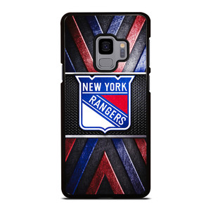 NEW YORK RANGERS NHL METAL LOGO Samsung Galaxy S9 Case Cover