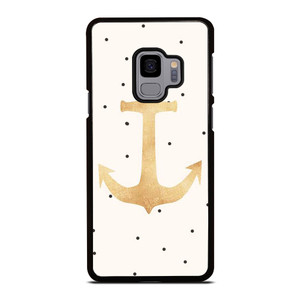 NAUTICAL ANCHOR POLKADOT Samsung Galaxy S9 Case Cover NAUTICAL ANCHOR POLKADOT Samsung Galaxy S9 Case Cover