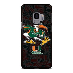 MIAMI HURRICANES UM FOOTBALL Samsung Galaxy S9 Case Cover