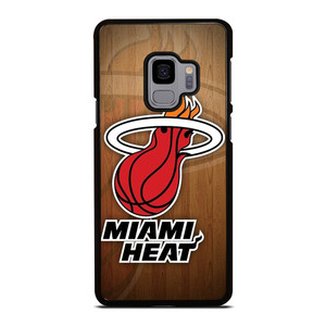 MIAMI HEAT WOODEN LOGO NBA Samsung Galaxy S9 Case Cover