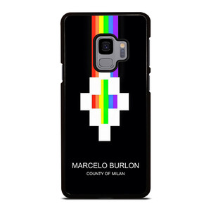 MARCELO BURLON MILAN RAINBOW LOGO Samsung Galaxy S9 Case Cover MARCELO BURLON MILAN RAINBOW LOGO Samsung Galaxy S9 Case Cover