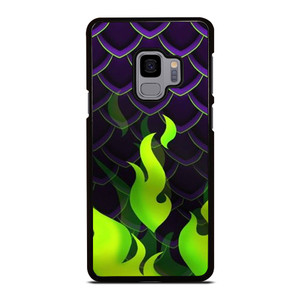 MALEFICENT GREEN FLAMES PATTERN Samsung Galaxy S9 Case Cover