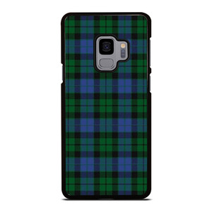 GREEN BLUE TARTAN PLAID PATTERN Samsung Galaxy S9 Case Cover GREEN BLUE TARTAN PLAID PATTERN Samsung Galaxy S9 Case Cover