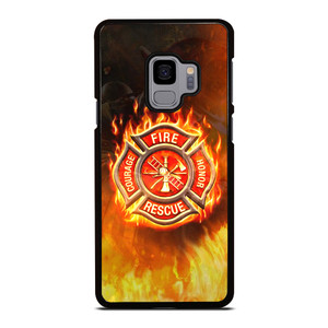 FIREFIGHTER FIREMAN FIRE LOGO Samsung Galaxy S9 Case Cover