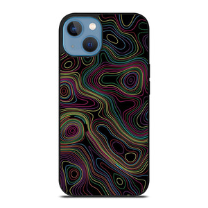 COLORFUL ABSTRACT LINES iPhone 13 Case Cover COLORFUL ABSTRACT LINES iPhone 13 Case Cover