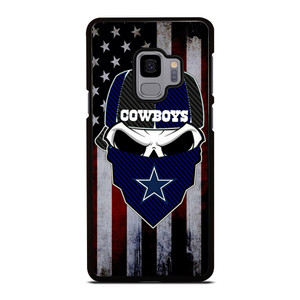 DALLAS COWBOYS SKULL USA FLAG Samsung Galaxy S9 Case Cover DALLAS COWBOYS SKULL USA FLAG Samsung Galaxy S9 Case Cover