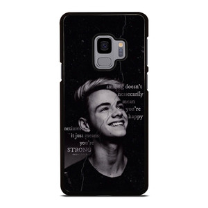 CORBYN BESSON WHY DON'T WE QUOTES Samsung Galaxy S9 Case Cover CORBYN BESSON WHY DON'T WE QUOTES Samsung Galaxy S9 Case Cover