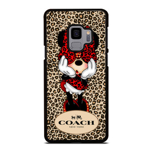 COACH MINNIE MOUSE LEOPARD Samsung Galaxy S9 Case Cover COACH MINNIE MOUSE LEOPARD Samsung Galaxy S9 Case Cover