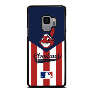 CLEVELAND INDIANS STRIPE LOGO Samsung Galaxy S9 Case Cover CLEVELAND INDIANS STRIPE LOGO Samsung Galaxy S9 Case Cover