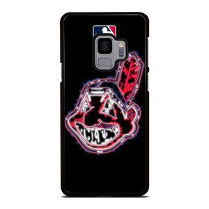 CLEVELAND INDIANS LOGO MLB Samsung Galaxy S9 Case Cover CLEVELAND INDIANS LOGO MLB Samsung Galaxy S9 Case Cover
