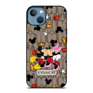 COACH MICKEY MINNIE MOUSE KISS iPhone 13 Case Cover