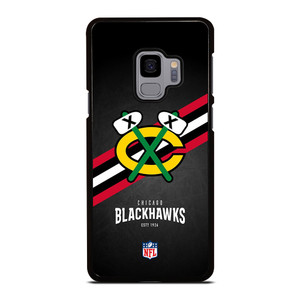 CHICAGO BLACKHAWKS NFL SYMBOL Samsung Galaxy S9 Case Cover CHICAGO BLACKHAWKS NFL SYMBOL Samsung Galaxy S9 Case Cover
