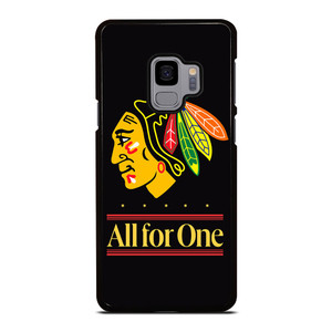 CHICAGO BLACKHAWKS ALL FOR ONE Samsung Galaxy S9 Case Cover CHICAGO BLACKHAWKS ALL FOR ONE Samsung Galaxy S9 Case Cover