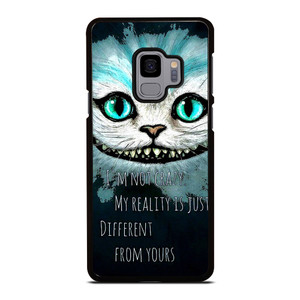 CHESHIRE CAT QUOTE Samsung Galaxy S9 Case Cover CHESHIRE CAT QUOTE Samsung Galaxy S9 Case Cover