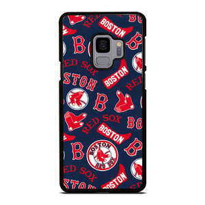 BOSTON RED SOX BASEBALL PATTERN Samsung Galaxy S9 Case Cover