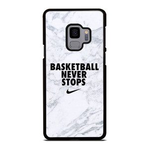 BASKETBALL NEVER STOPS MARBLE Samsung Galaxy S9 Case Cover
