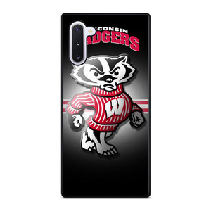 WISCONSIN BADGER FOOTBALL LOGO Samsung Galaxy Note 10 Case Cover WISCONSIN BADGER FOOTBALL LOGO Samsung Galaxy Note 10 Case Cover