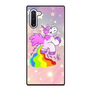 UNICORN POOPING RAINBOW Samsung Galaxy Note 10 Case Cover
