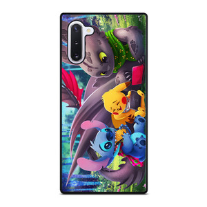TOOTHLESS STITCH PIKACHU Samsung Galaxy Note 10 Case Cover TOOTHLESS STITCH PIKACHU Samsung Galaxy Note 10 Case Cover