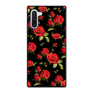 SEAMLESS RED ROSE PATTERN Samsung Galaxy Note 10 Case Cover SEAMLESS RED ROSE PATTERN Samsung Galaxy Note 10 Case Cover