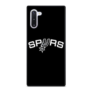 SAN ANTONIO SPURS LOGO BLACK Samsung Galaxy Note 10 Case Cover
