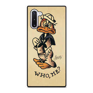 SAILOR JERRY DUCK TATTOO Samsung Galaxy Note 10 Case Cover SAILOR JERRY DUCK TATTOO Samsung Galaxy Note 10 Case Cover