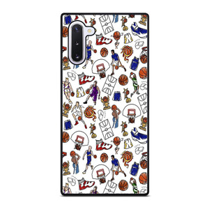 PLAYFUL BASKETBALL DOODLE ART Samsung Galaxy Note 10 Case Cover PLAYFUL BASKETBALL DOODLE ART Samsung Galaxy Note 10 Case Cover