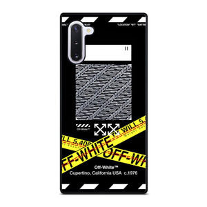 OFF WHITE X BATIK Samsung Galaxy Note 10 Case Cover