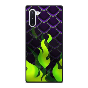 MALEFICENT GREEN FLAMES PATTERN Samsung Galaxy Note 10 Case Cover