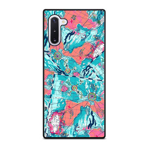 LILLY PULITZER MAP PATTERN Samsung Galaxy Note 10 Case Cover LILLY PULITZER MAP PATTERN Samsung Galaxy Note 10 Case Cover